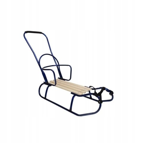 POLSKIE METALOWE SANKI Z OPARCIEM - IDEALNE NA ZIMĘ