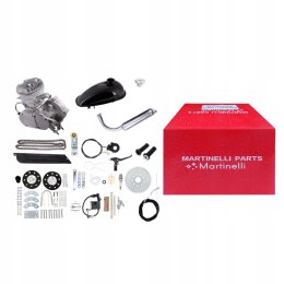SILNIK SPALINOWY DO ROWERU KOMPLET 80 CC MOC Martinelli