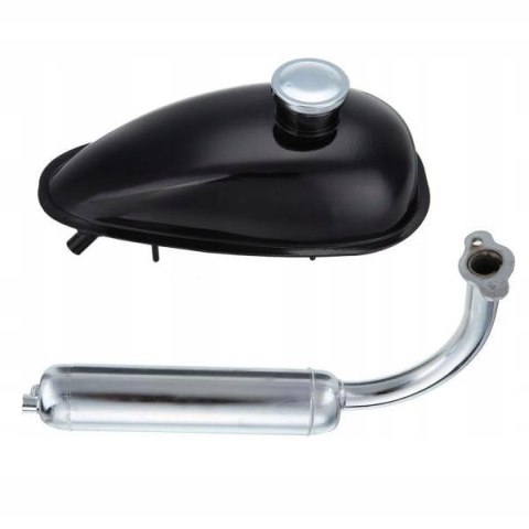 SILNIK SPALINOWY DO ROWERU KOMPLET 80 CC MOC Martinelli