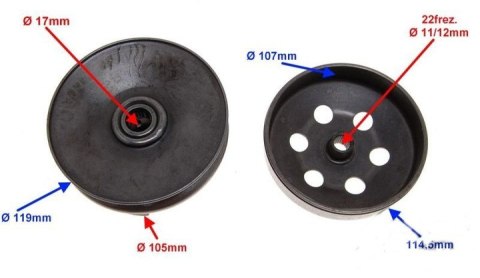 SPRZEGLO KOMPLETNE SKUTERY 4T + DZWON GY6 139QMA/B Martinelli