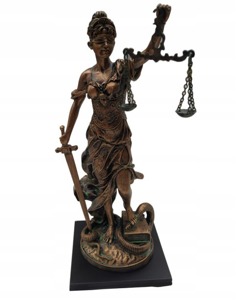 TEMIDA STARE ZŁOTO FIGURKA PRAWO KOBIETA 40 CM