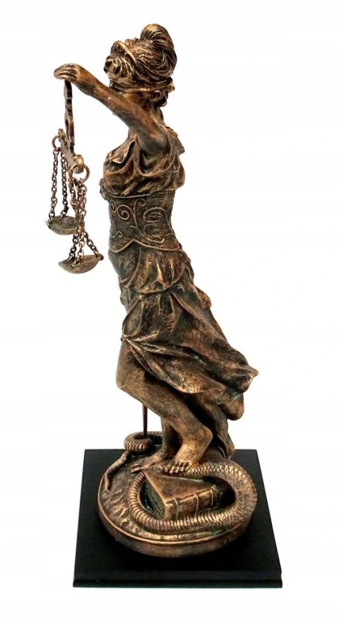 TEMIDA STARE ZŁOTO FIGURKA PRAWO KOBIETA 40 CM