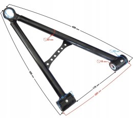 WAHACZ PRZEDNI PRAWY DOLNY HISUN TACTIC 550 Martinelli