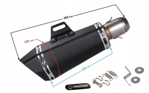 Wydech Tłumik ATV Quad Cross Can-Am Kolanko Pit DB