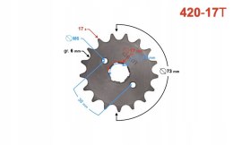 ZĘBATKA ZDAWCZA MORETTI 17/420 Martinelli