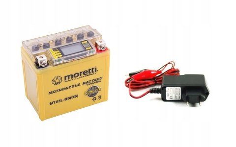 AKUMULATOR ŻELOWY LCD 12V 5Ah DO SKUTERA MOTOCYKLA Martinelli