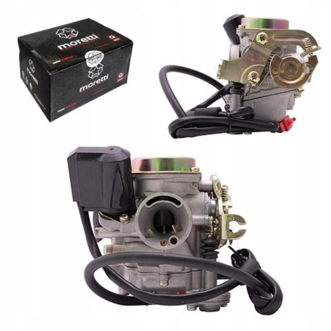 Gaźnik skuter GY6 50 cm3 4T 139QMB / 139QMA) 4T metalowa pokrywa MORETTI