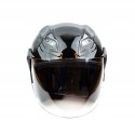 KASK ABIWA MD-209 CZARNY MOTOCYKL OTWARTY XS Martinelli
