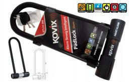 KŁÓDKA U-LOCK Z ALARMEM KOVIX KTL14-300 CZARNA