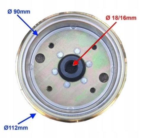 MAGNETO KOŁO MAGNESOWE 4T SKUTER KINGWAY ROMET Martinelli