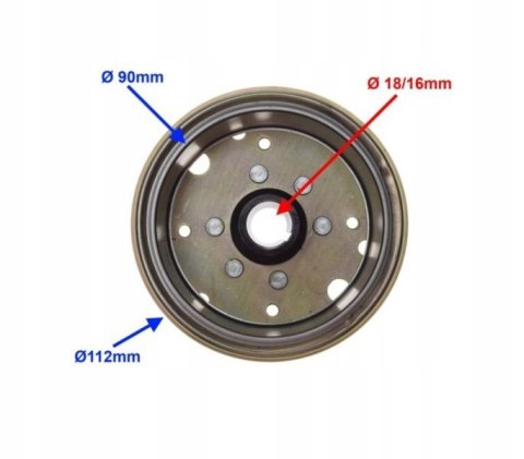 MAGNETO KOŁO MAGNESOWE 4T SKUTER KINGWAY ROMET Martinelli