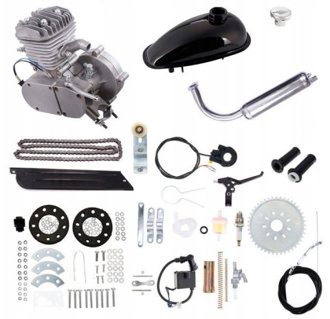 SILNIK SPALINOWY DO ROWERU KOMPLET 80 CM TUNING Martinelli