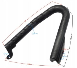 UCHWYT PASAZERA LEWY HISUN TACTIC 550 Martinelli