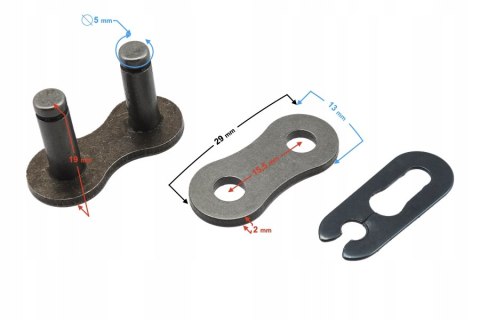 ZAPINKA ŁAŃCUCHA 520 BEZ O-RING Martinelli