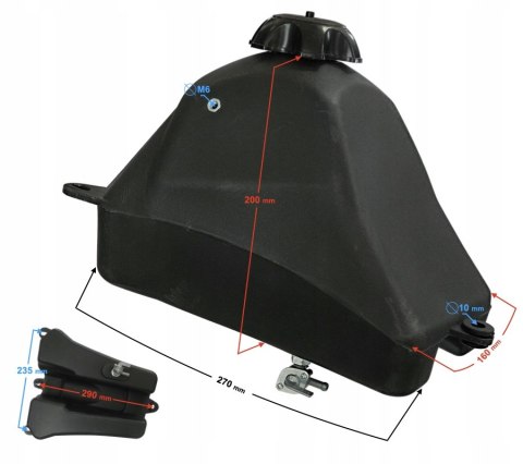 ZBIORNIK PALIWA DB125 Martinelli