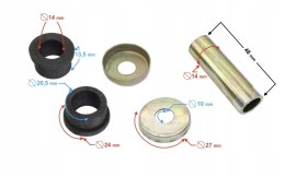 ZESTAW TULEI WAHACZA ATV 70 110 125 BASHAN BARTON