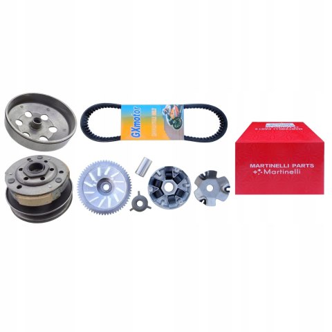 ZESTAW WARIATOR SPRZĘGŁO PASEK 669 SKUTER 4T GY6