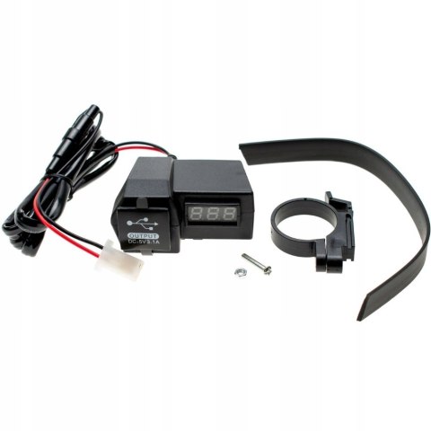 GNIAZDO USB NA KIEROWNICĘ MOTOCYKLA Martinelli