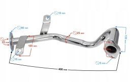KOLEKTOR TŁUMIKA GY6 50CC Martinelli