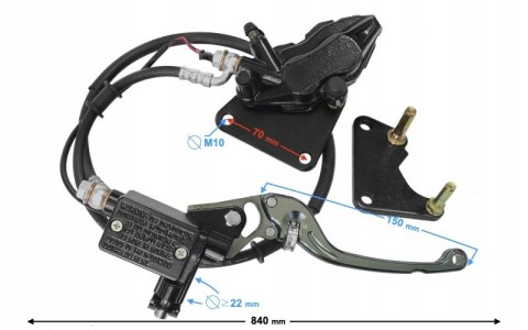 KOMPLETNA POMPA HAMULCA PRZEDNIEGO E-MAX Martinelli