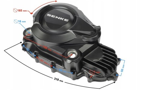 POKRYWA KARTERU PRAWA DO MOTOCYKLA CLASSIC 125 Martinelli