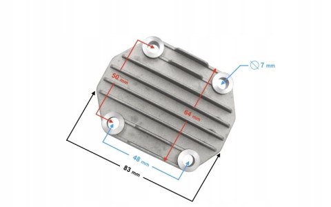 POKRYWA SILNIKA, GŁOWICY CZ.GÓRNA DO ATV FORCE I E Martinelli