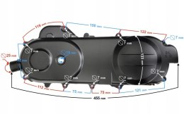 POKRYWA SILNIKA NAPĘDU 430 SKUTER CHELLENGER 2 Martinelli