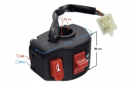 PRZEŁĄCZNIK ZESPOLON, PRAWY DO SKUTERA TRES Martinelli