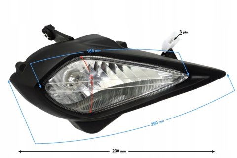 REFLEKTOR PRAWY PENTORA Martinelli