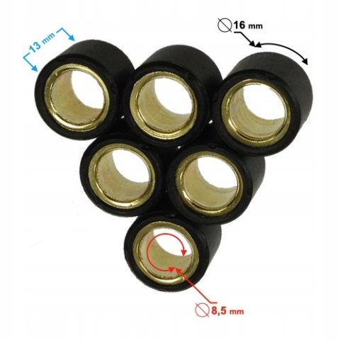 ROLKI WARIATORA 50CC 4T 10GR Martinelli