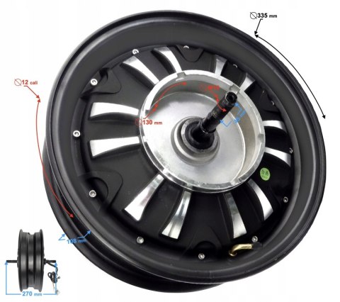 SILNIK ELEKTRYCZNY DO SKUTERA E-MAX Martinelli