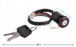 STACYJKA Z KOŃCÓWKĄ ŻEŃSKĄ DO ATV (4 PRZEWODY 300 Martinelli