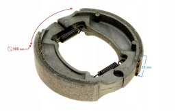 SZCZĘKI HAMULCOWE TYLNE DO SKUTERA FALCON 2T 50CC Martinelli