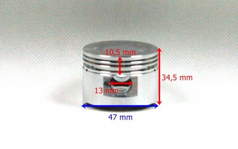 TŁOK 80CC DO SKUTERA (SWORZEŃ 13MM) Martinelli