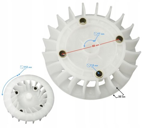WENTYLATOR SKUTER 4T Martinelli
