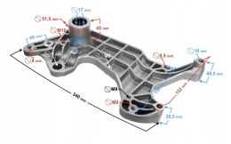 WSPORNIK TŁUMIKA B-MAX Martinelli