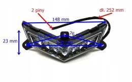 LAMPA POZYCYJNA PRZEDNIA LEDOWA DO SKUTERA B-MAX Martinelli