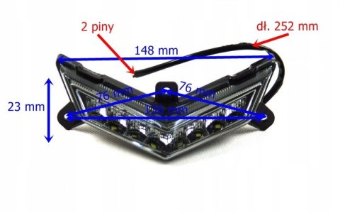 LAMPA POZYCYJNA PRZEDNIA LEDOWA DO SKUTERA B-MAX Martinelli