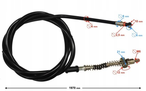 LINKA HAMULCA FIREFOX EURO 4 Martinelli