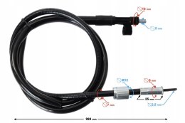 LINKA LICZNIKA DO MOTOROWERU GRAND-PRIX 98CM Martinelli