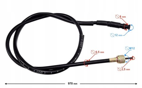 LINKA LICZNIKA DO SKUTERA HURAGAN 5 Martinelli