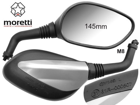 Lusterka M8 skuter Barton Challenger 2 homologacja