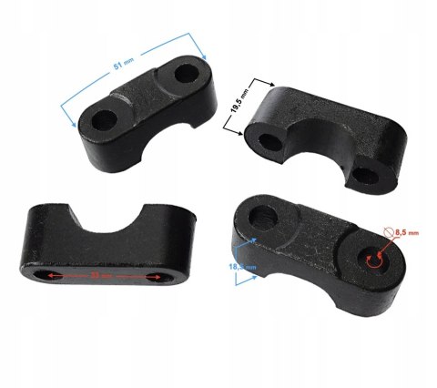 MOCOWANIE KIEROWNICY DO HISUN TACTIC 550 Martinelli