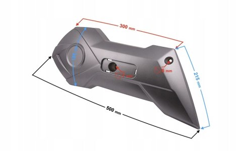 OBUDOWA AMORTYZATORA TYŁ PRAWA GRAFIT E-MAX Martinelli