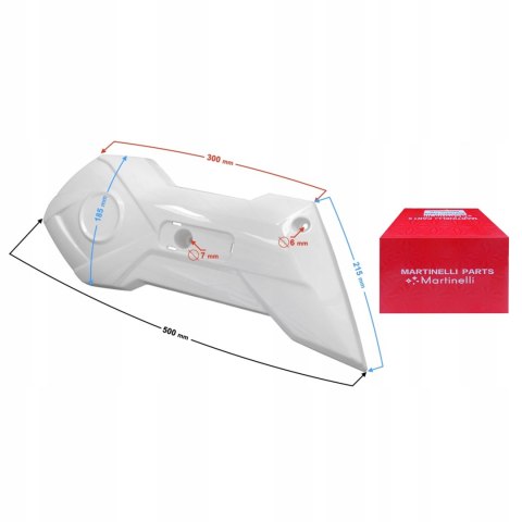 OBUDOWA AMORTYZATORA TYŁ PRAWA GRAFIT E-MAX Martinelli