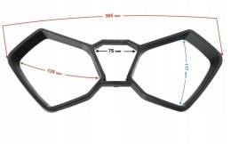 OBUDOWA LICZNIKA (GÓRA) CZARNA B-MAX Martinelli