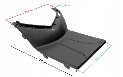 OBUDOWA NÓG CZ.DOLNA DO SKUTERA ENERGY Martinelli