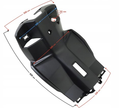 OBUDOWA NÓG (PRZÓD) ACTIVE50CC EURO 5 Martinelli