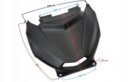 OBUDOWA NÓG PRZÓD CZARNA SCALPEL Martinelli