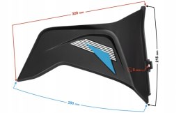 OBUDOWA PRZEDNIA DOLNA PRAWA NIEBIESKA DO MOTOROWE Martinelli